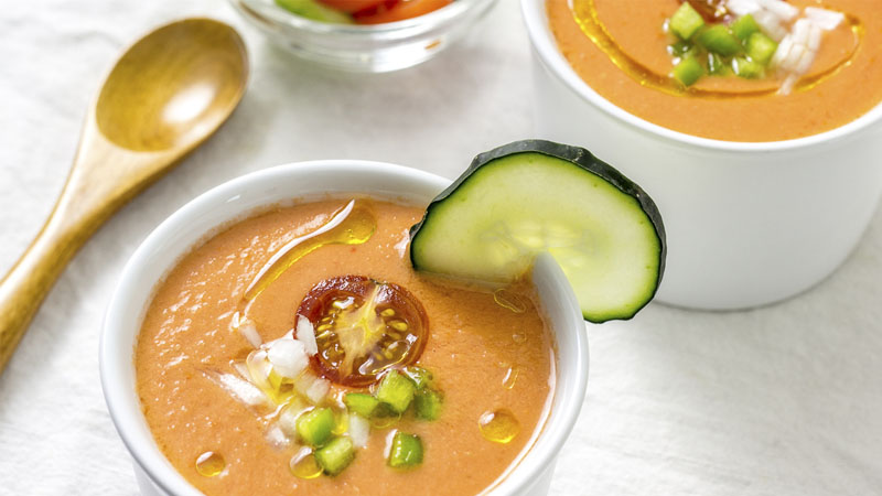 Authentic Andalusian gazpacho